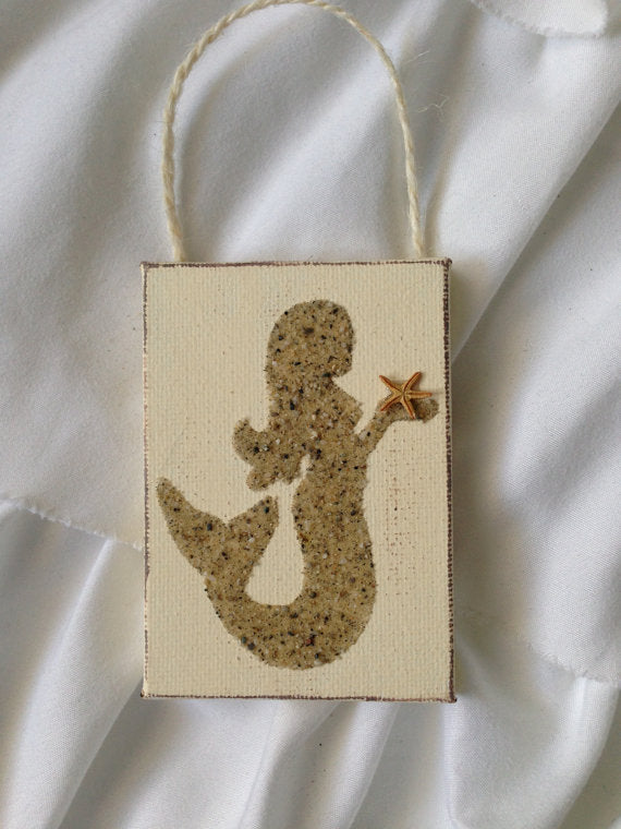 Mermaid ornament Made of Sand
