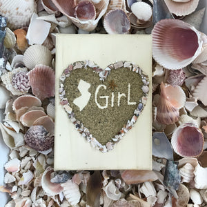 Sand & Shell heart Jersey Girl