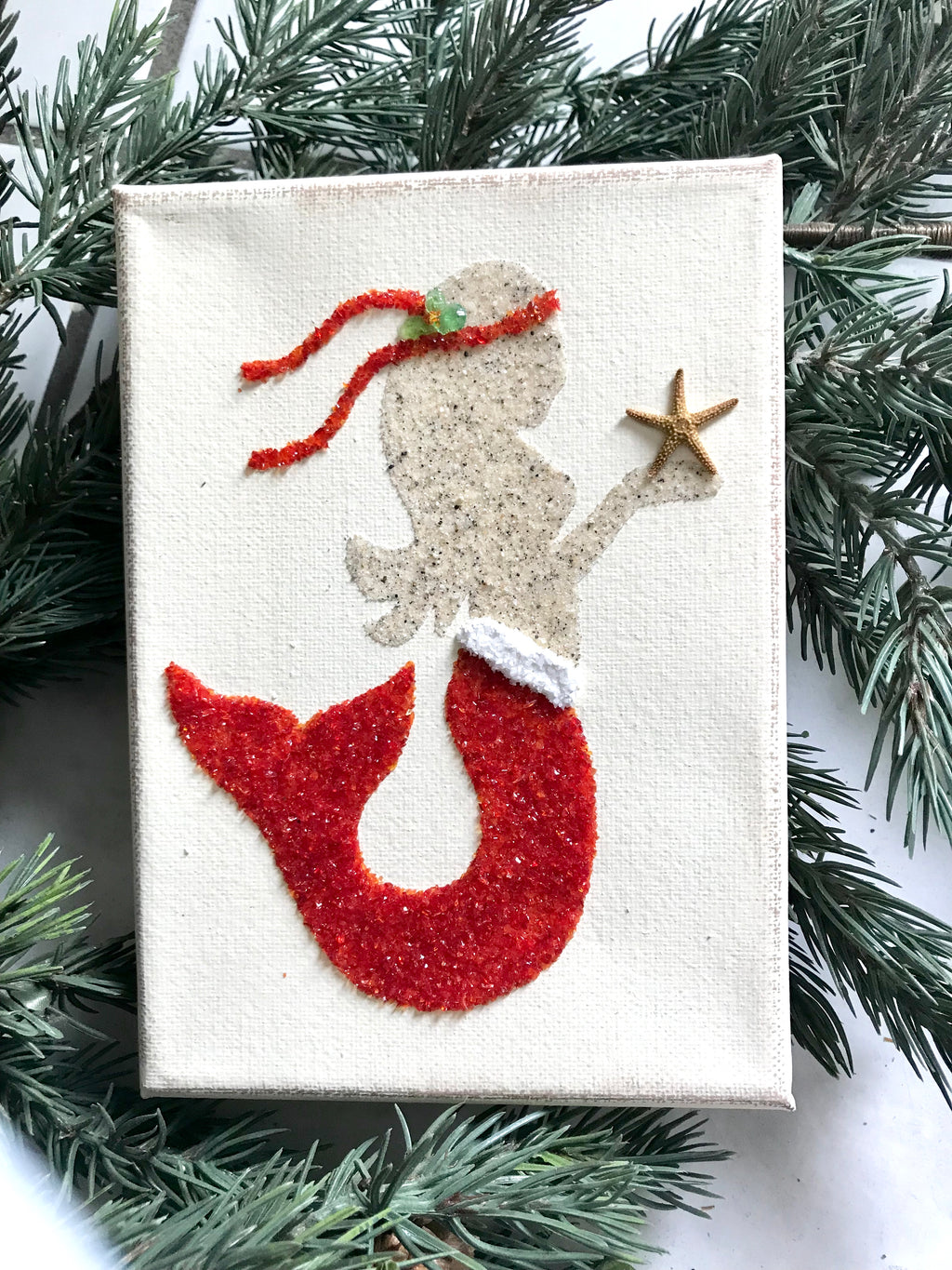 Mermaid with Red Tail Holiday Collection 1