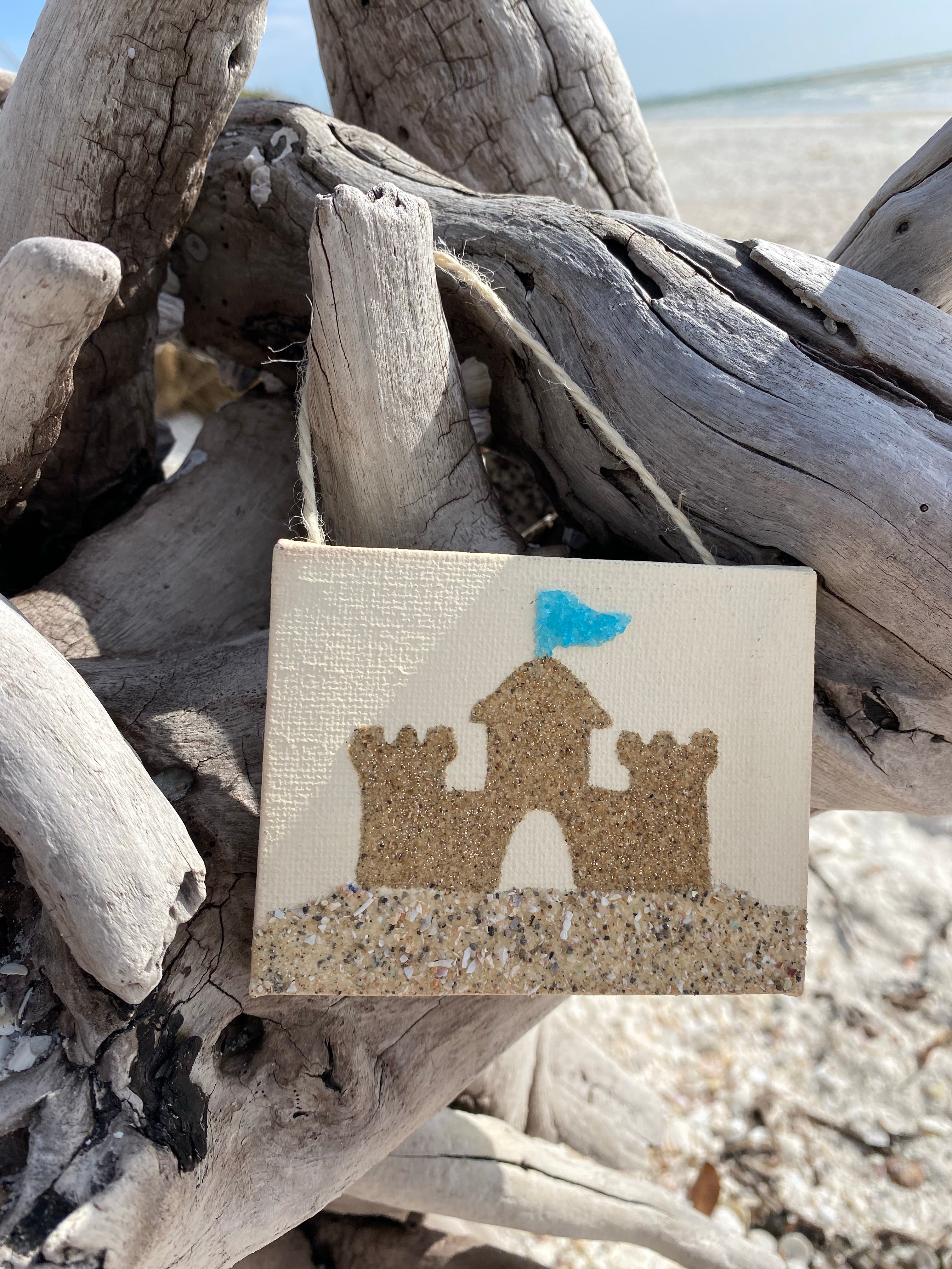 T2022 sandcastle ornament